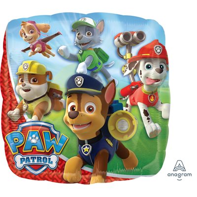 Ballon mylar, Paw Patrol, 18 pouces