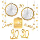 30 ans, décorations de fête, 12 pcs