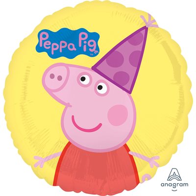 Ballon mylar, Peppa pig, 18 pouces