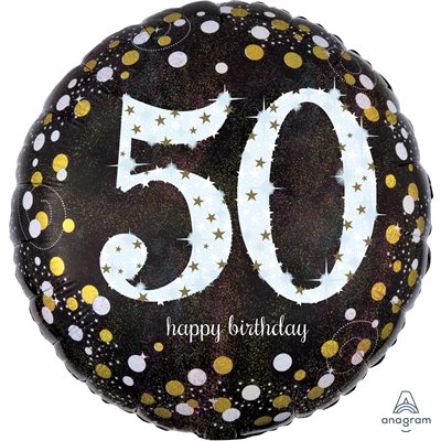 Ballon mylar, 50 ans, 18 pouces