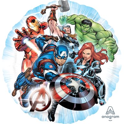 Ballon mylar, Avengers, 18 pouces