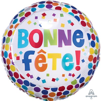 Ballon mylar, bonne fête, 18 pouces