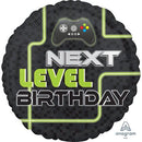 Ballon mylar, Level up, 18 pouces