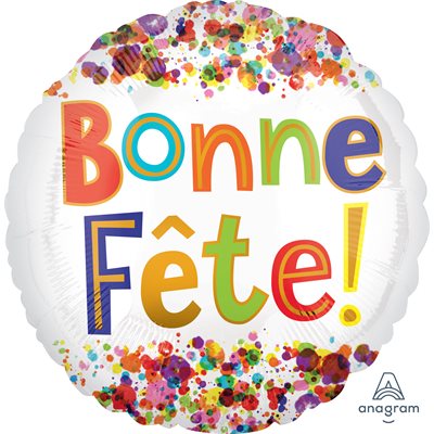 Ballon mylar, bonne fête, 18 pouces