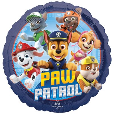 Ballon mylar, Paw patrol, 18 pouces