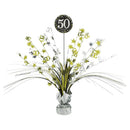 50 ans, centre de table, 18 pouces