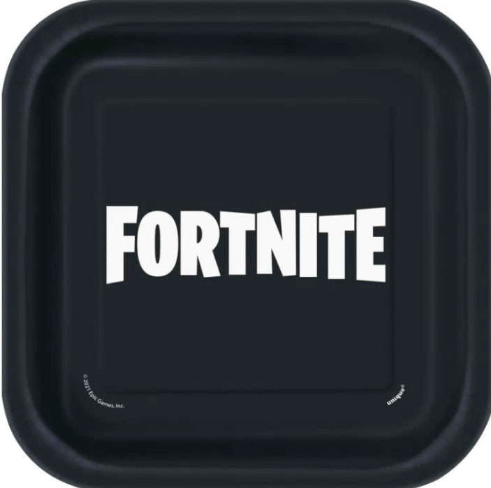 Fortnite, assiettes dessert, 8 pcs