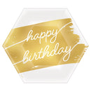 Happy birthday, assiettes dessert, 8 pcs