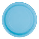 Bleu pâle, assiettes dessert rond, 20 pcs