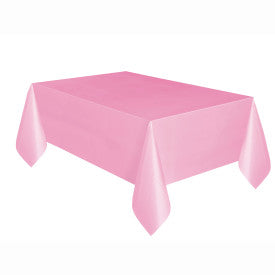 Rose pâle, nappe de table rectangulaire, 54 x 84 pouces