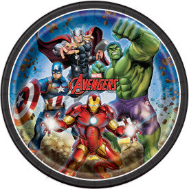 Avengers assiettes repas, 9 pouces, 8 unités