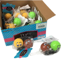 Babioles de fête, balles emoji, 2 pcs