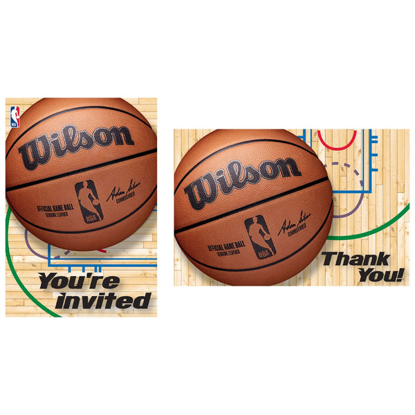 NBA, cartes d'invitation, Wilson, 16 pcs