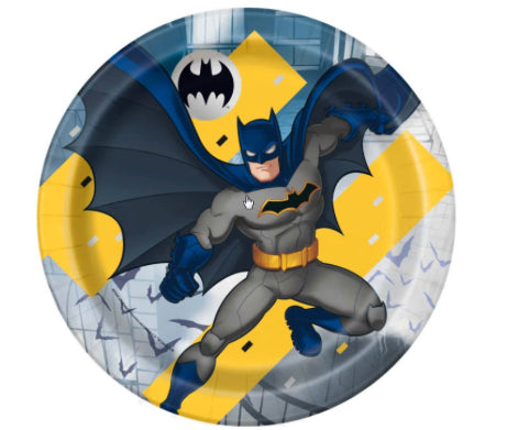 Batman assiettes repas, 8 pcs