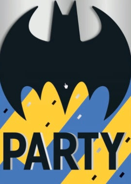Batman cartes d'invitation, 8 pcs