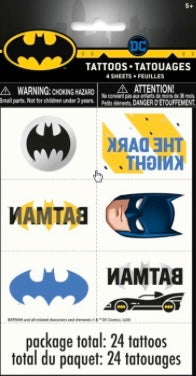 Batman tatouages, 24 pcs