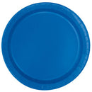 Bleu royal, assiettes repas rond, 16 pcs