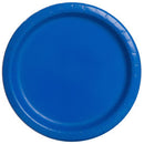 Bleu royal, assiettes dessert rond, 20 pcs