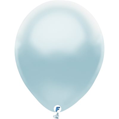 Ballons latex, bleu bébé perlé, 12 pouces, 50 pcs