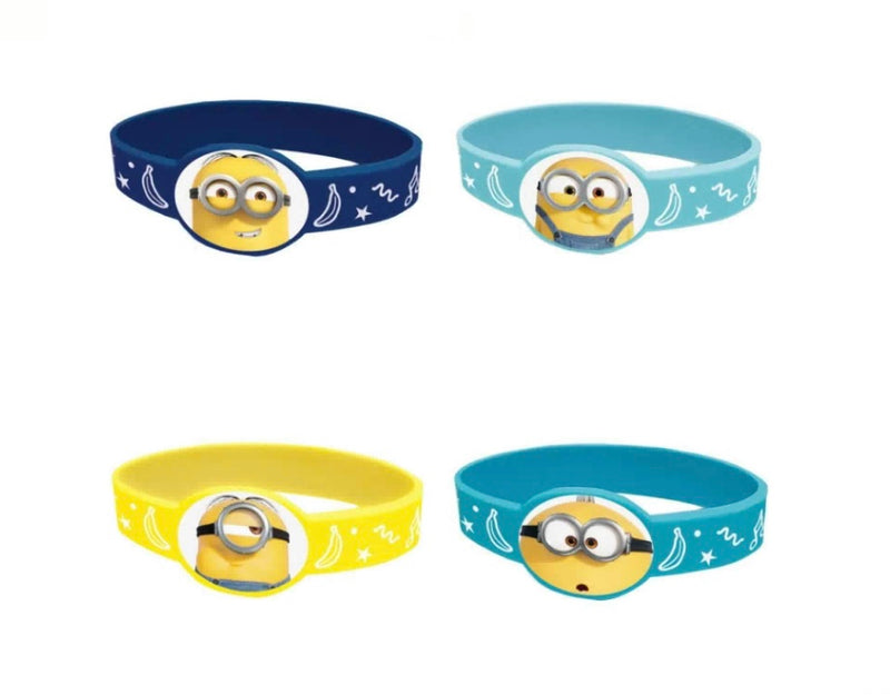 Minions 2, bracelets extensibles, 4 pcs