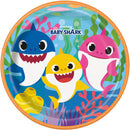 Baby shark assiettes repas, 9 pouces, 8 unités