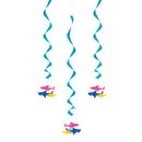 Baby shark décorations suspendues, 26 pouces, 3 unités
