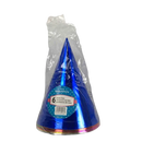 Chapeaux de fête métallique, 6 pcs
