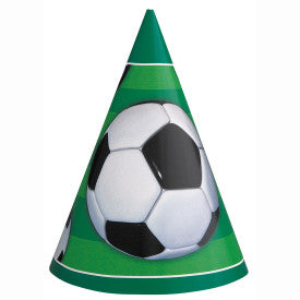 Soccer, chapeaux de fête, 8 unités