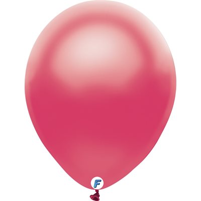 Ballons latex, fuschia perlé,12 pouces, 50 pcs