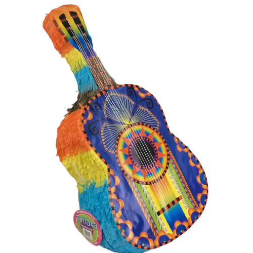 Pinata guitare mexicain, 26 x 13 x 6 pouces