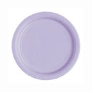 Lavande unis, assiettes dessert rond, 20 pcs