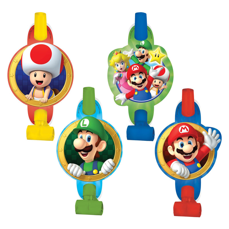 Super mario, serpentins, 8 pcs