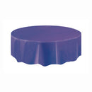 Violet foncé, nappe de table rond, 84 pouces