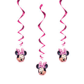 Minnie mouse, décorations suspendues, 26 pouces, 3 unités
