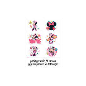 Minnie mouse, tatouages, 24 unités