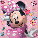 Minnie mouse, serviettes repas, 16 unités