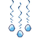 Minecraft, décorations suspendues, 26 pouces, 3 unités