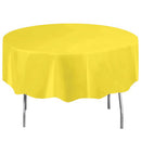 Jaune néon, nappe de table rond