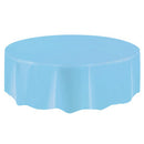 Bleu pâle, nappe de table rond, 84 pouces