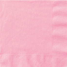 Rose pâle, serviettes repas, 50 pcs