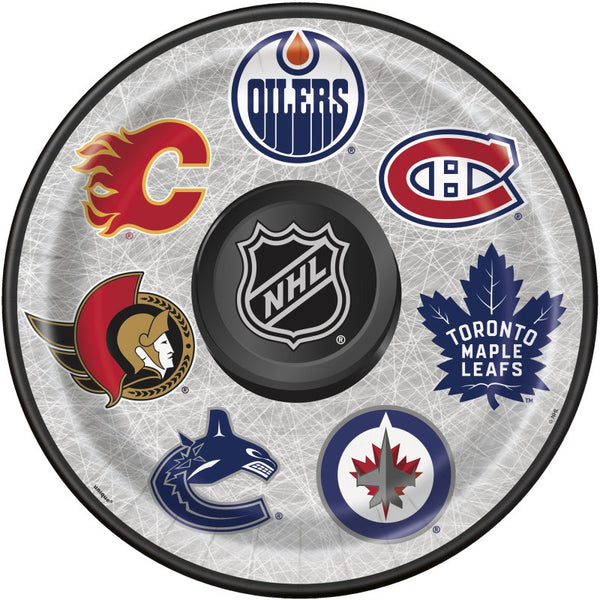 Nhl, assiettes repas, 8 pcs