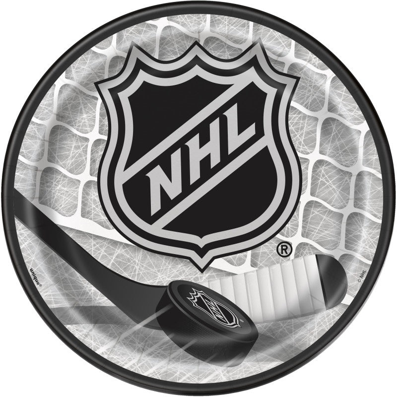 Nhl, assiettes dessert, 8 pcs