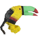 pinata toucan, 13.50 x 18 x 19.50 pouces