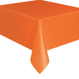 Orange unis, nappe de table rectangulaire, 54 x 108 pouces