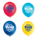 Paw patrol,  ballons en latex, 12 pouces, 8 unités