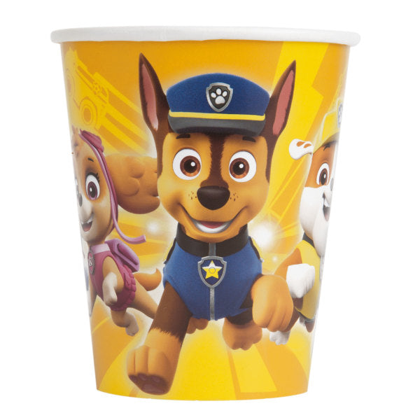 Paw patrol, gobelets en papier, 9 oz, 8 unités