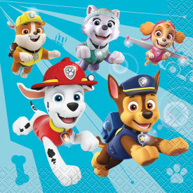 Paw patrol, serviettes dessert, 16 unités