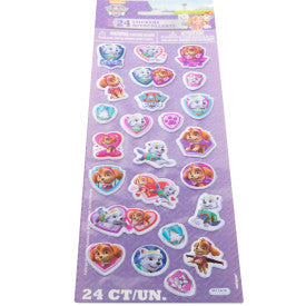 Paw patrol fille, stickers, 24 pcs