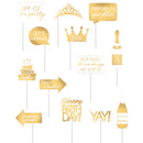 Happy birthday, décorations pour photos, 13 pcs