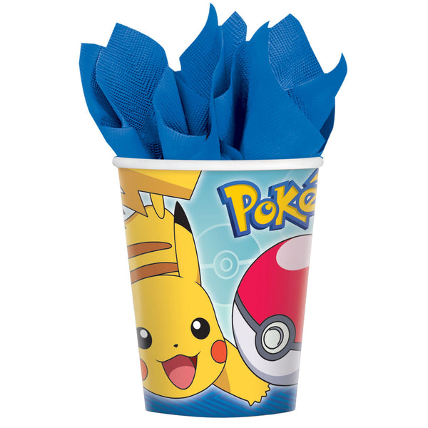 Pokémon, gobelets en papier, 9 oz, 8 pcs